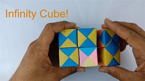 Origami Ideas Making An Infinity Cube Step By Step Youtube