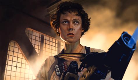 Ellen Ripley Sigourney Weaver Artwork Movies Science Fiction Aliens Wallpapers Hd Desktop