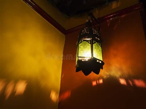 Exotic Middle Eastern Moroccan Style Lantern Stock Image Image Of