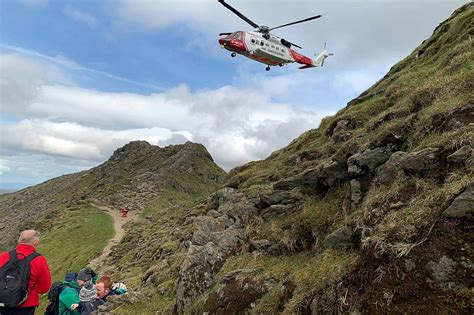 Grough — Walker Airlifted From Helvellyn After Falling 30ft From
