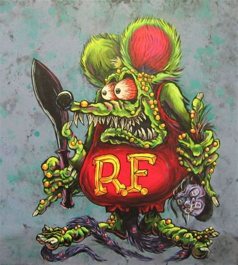 ☮ ★ Rat Fink Tattoo ☯★☮ Illustration Rat Fink Tattoo Illustration