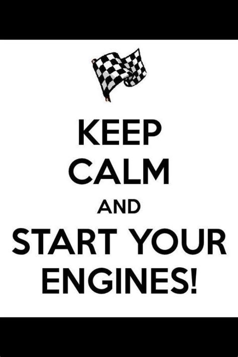 A Black And White Poster With The Words Keep Calm And Start Your