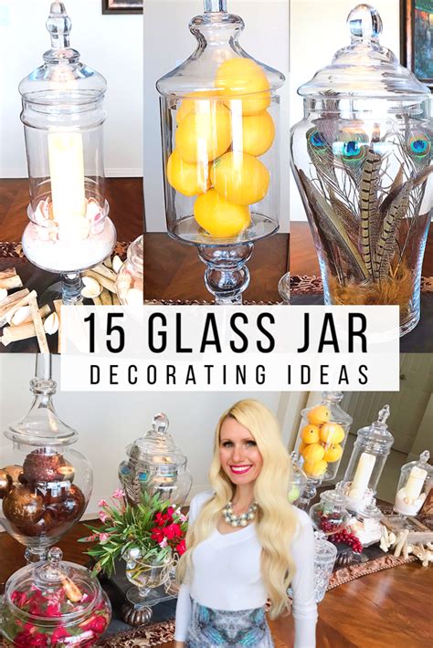 15 Awesome Glass Jar Filler Ideas ~ Apothecary Jar Styling Ideas ~ Diy
