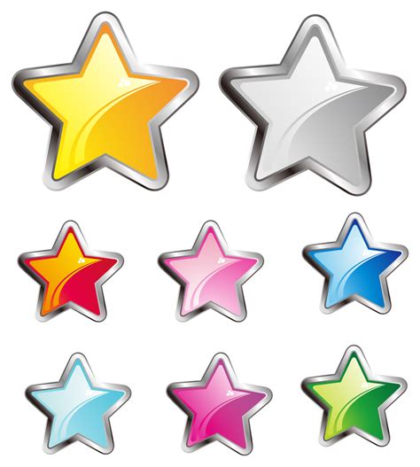 Vector Stars Clip Art Library