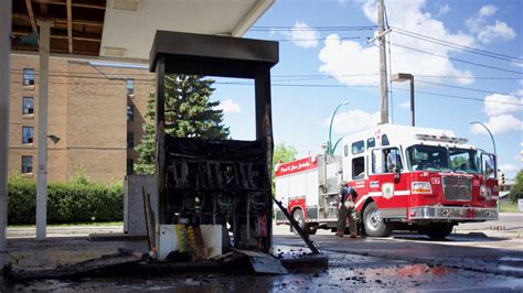 Crews Respond To Fire At Abandoned Saskatoon Gas Station Ctv News