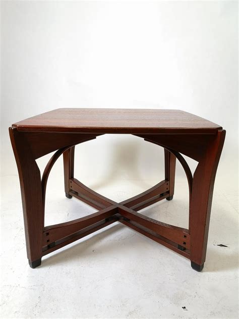 This style was at its peak in france around 1910. Art Nouveau Style Wooden Coffee Table by Schuitema and ...