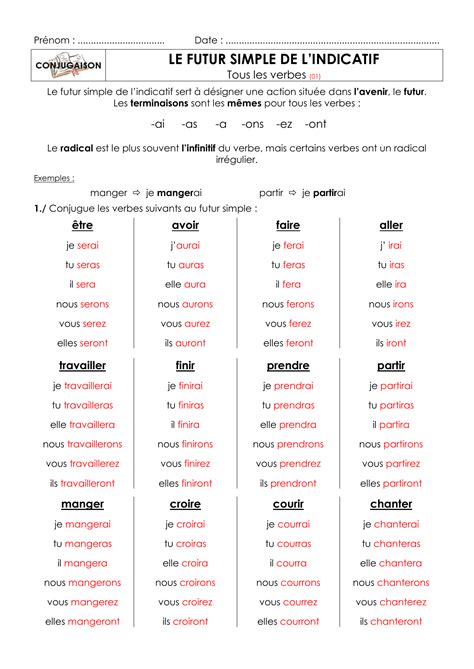 Imparfait, présent, passé simple, futur, passé composé. FS - Soutien 67