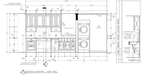 Corey Klassen Interior Design Kitchen Elevation Example Annotating