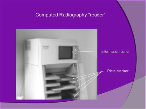 Computed radiography