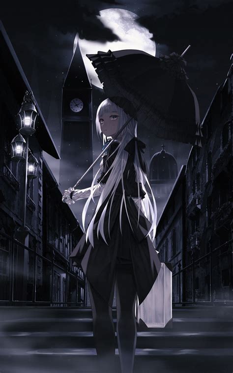 Wallpaper Dark Anime Girl Picture Myweb