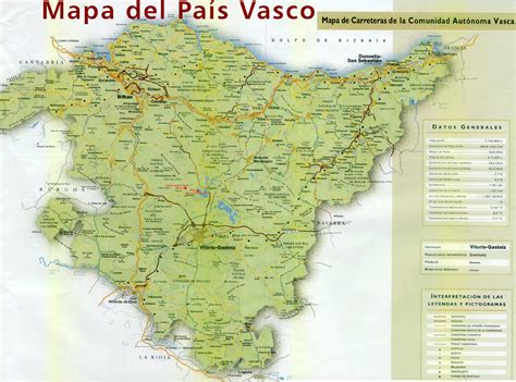 Spain Basque Region Map Vitoria Spain Mappery