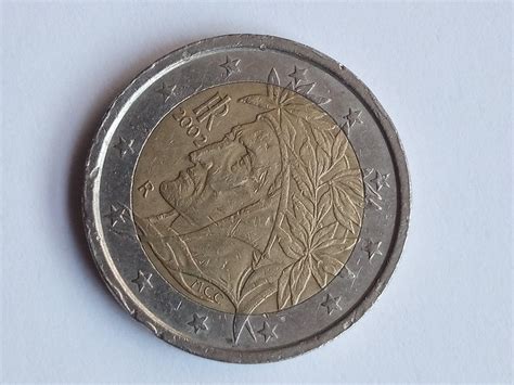 Rare Piece Dante Alighieri 2 Euros 2002 Etsy Hong Kong