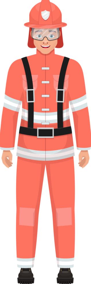 Fireman Clipart Design Illustration 9384843 Png