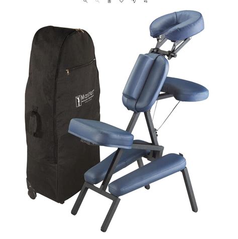 Buy Master Massage The Professional Portable Massage Chair Package With Wheeled Case Royal