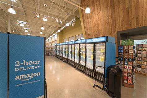 2 Hour Delivery Service Section At Whole Foods For Amazon Prime