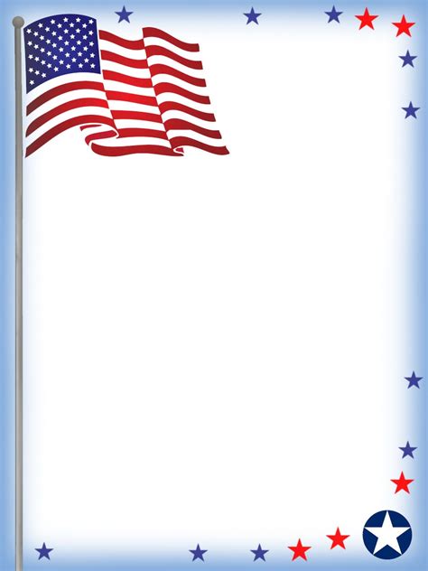 Free Printable 4th Of July Stationery Printable Templates