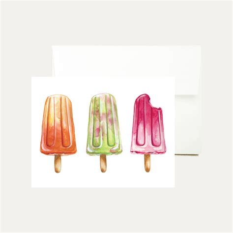 Janice Nelson Designs — Popsicle Greeting Card