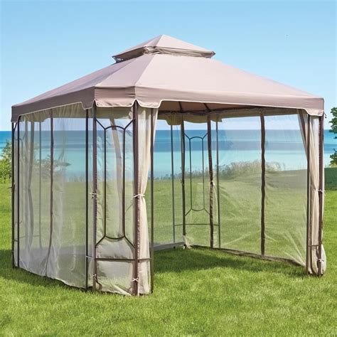 Hampton Bay Replacement Canopy For 10 Ft X 10 Ft Cottleville Gazebo