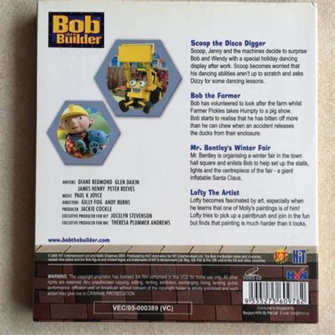 Bob The Builder Vcds Hobbies And Toys Music And Media Cds And Dvds On