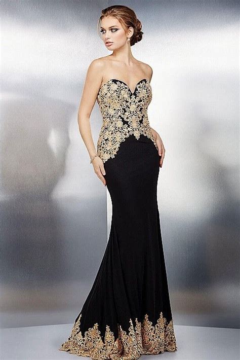 Black Strapless Evening Dress 31126 Jovani Evening Dress Strapless