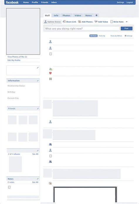 7 Amazing Blank Facebook Templates Doc Ppt Free And Premium Templates
