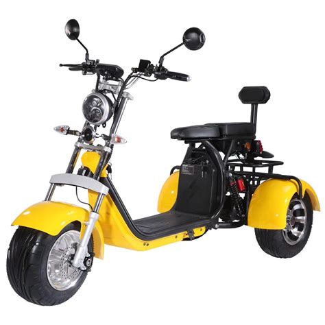 Eec Approved 60v 1500w 3 Wheel Electric Scooter 35kmh China 3 Wheels