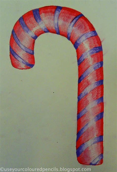 The quality of paper and pencil not only determines the quality of drawings but also determines how long does it last. Use Your Coloured Pencils: Candy Cane Drawings