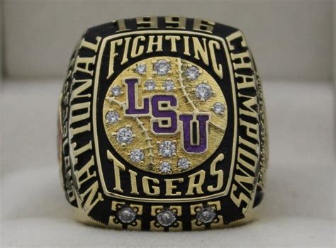 1996 Lsu Tigers Ncaa Baseball National Championship Rings Ring