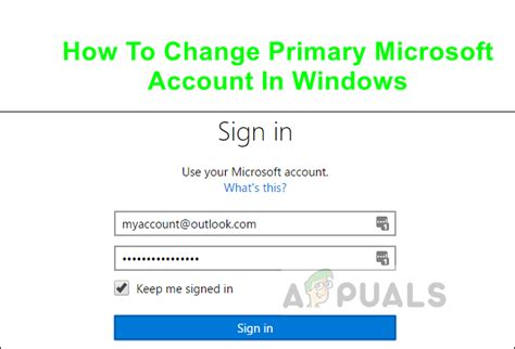Change Primary Microsoft Account On Windows 10 Riset