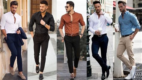 Mejores Combinaciones Con Camisa Formal Y Casual Para Hombres Combinación De Outfits Formales