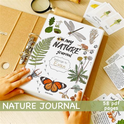 Printable Nature Journal Homeschool Learning Materials Etsy
