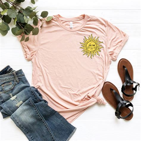 Sun Moon Shirt Celestial Shirt Sun Shirt One With The Sun Etsy