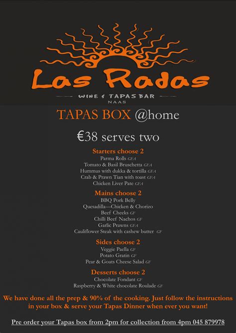 Descubrir 79 Imagen Menu Tapas Bar Expoproveedorindustrialmx