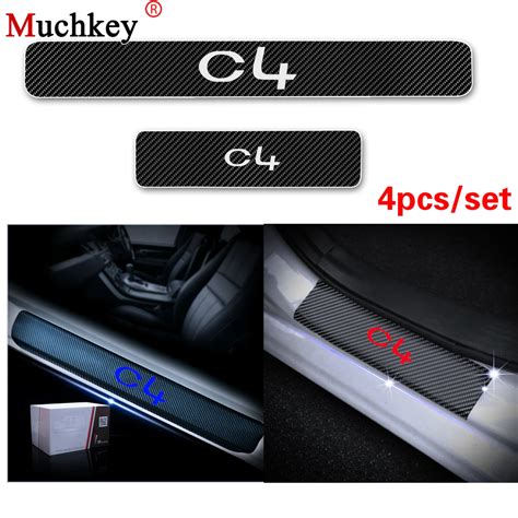 Aliexpress Buy Pcs Door Sill Scuff Plate For Citroen C Door