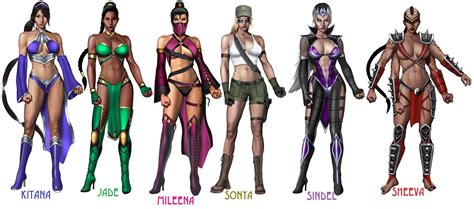 Nsfw The Visual Evolution Of Mortal Kombats Roster