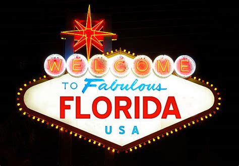 Florida Welcome Sign Stock Photos Pictures And Royalty Free Images Istock