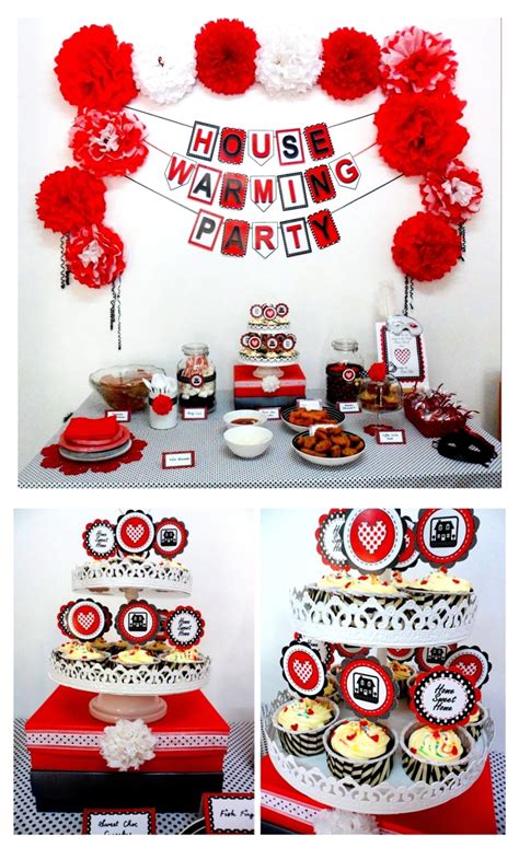 A housewarming party is all about celebrating your new home, so let it shine instead of covering it up with a ton of decorations. Tres Chic The Party Planner: HOUSEWARMING PARTY