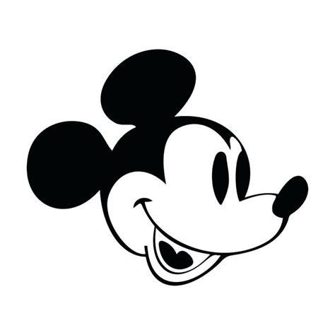 Mickey Mouse Silhouette Vector At Vectorified Collection Of
