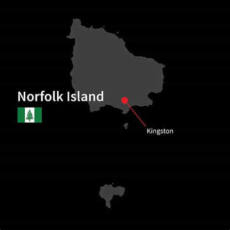Mapa De Isla Norfolk Banco De Fotos E Imágenes De Stock Istock