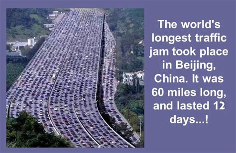 Worlds Longest Traffic Jam Yikes Traffic Jam Beijing Worlds