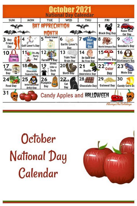 National Days In October Usa National Day National Celebration Days