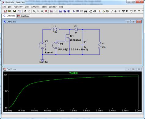 (please find the.asc ltspice simulation file in the attachments section). power supply - Why is my simple boost converter giving me ...