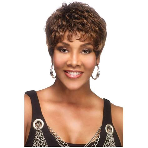 Vivica A Fox Human Hair Collection Wigs For Black Women African American Wigs
