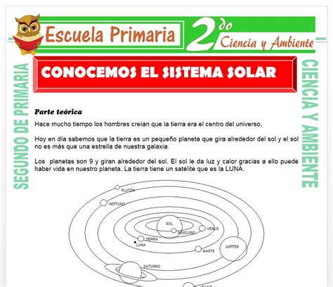 El Sistema Solar Para Segundo De Primaria Escuela Primaria The Best Porn Website