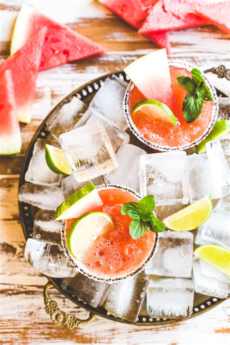Watermelon Agua Fresca With Mint Ginger And Lime Meatified