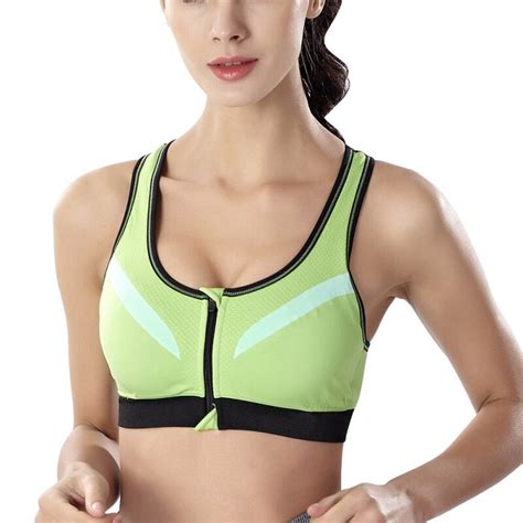 Professional Outdoor Stretch Sports Bras Shockproof Fixed Quick Drying