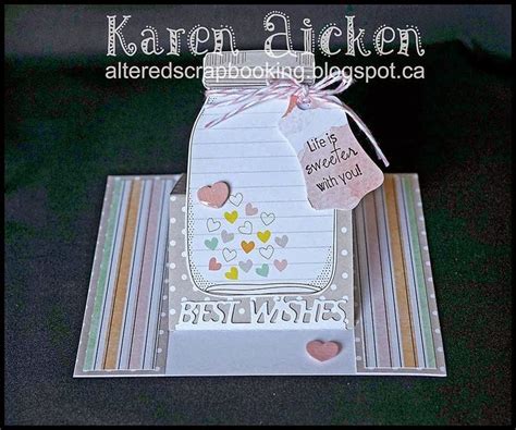 A Different Style Of Stand Up Or Easel Card Easel Cards Cards