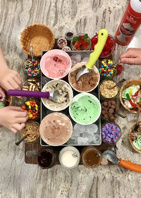 Build Your Own Ice Cream Sundae Board Hey Review Food