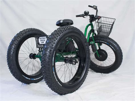 Pin Auf Electric Fat Tire Trike Adult Tricycle Green Apple