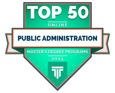 Top 50 Online Master's Degrees in Public Administration 2015 | Public administration, Harvard ...